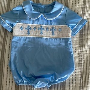 Boys Christening Bubble Suit - never worn